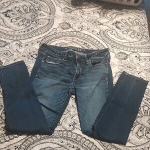 American Eagle Outfitters Blue Skinny Jeans with Stretch